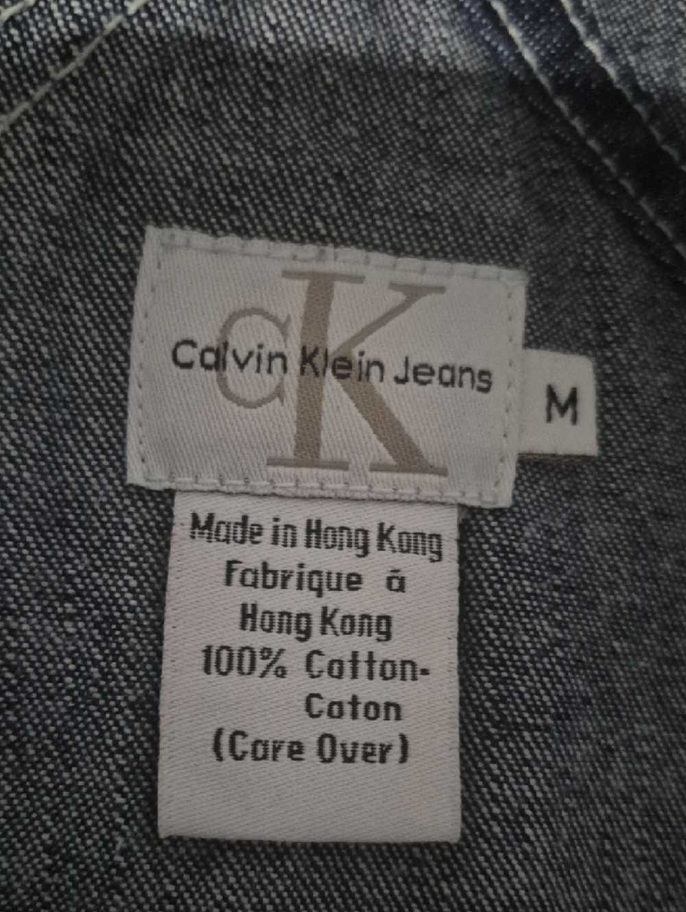Vintage Calvin Klein Denim Carpenter Bib Overalls - Picture 7 of 9